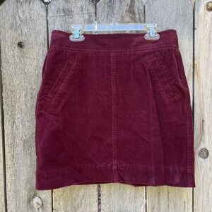 Ann Taylor LOFT Corduroy 00s Mini Skirt